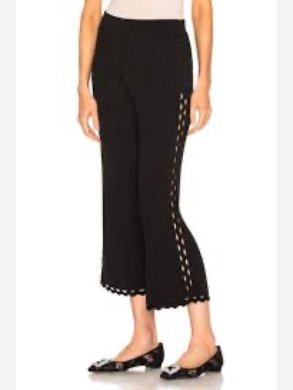 Simkhai womans Zig Zag Cropped Pants size XS